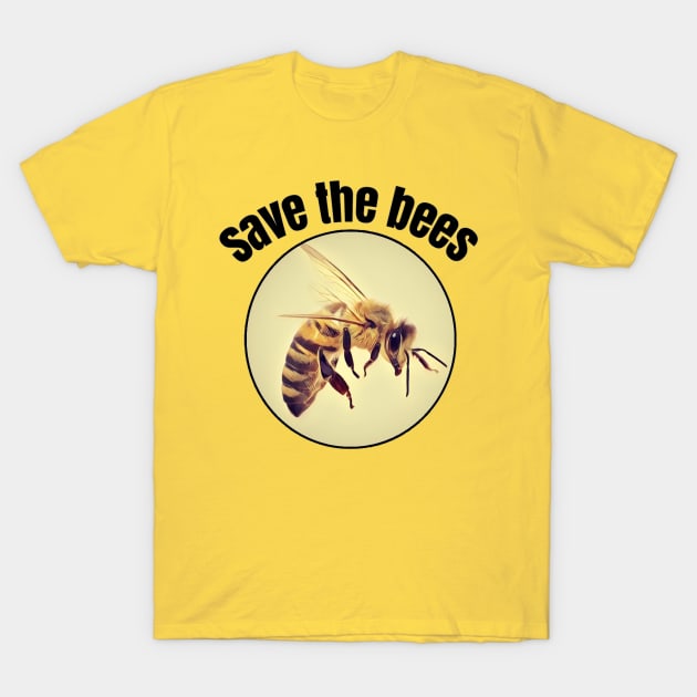 Save the bees T-Shirt by TheisDeschain